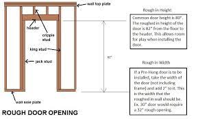 Basement Doors Framing
