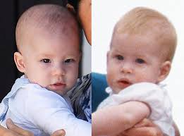 The duke and duchess of sussex posed for pictures with the latest addition to the royal family at windsor castle, where they were married almost a year. Proof Baby Archie Is Basically Prince Harry S Identical Twin E Online