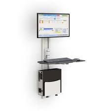 Wall Mounted Computer Station With