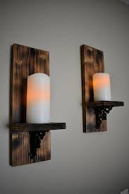 Rustic Candle Sconce