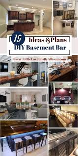 A basement dry bar has no plumbing, thus no sink or related services that rely on running water. 15 Diy Basement Bar Plans How To Build A Basement Bar
