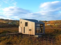 Tiny Timber Fiscavaig House Rests On