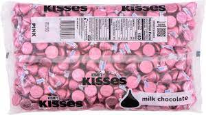 Pink Chocolate Kisses gambar png