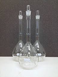 Lot Of 2 Corning Pyrex 5642 500ml Volumetric Flask Class