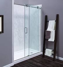 8 Frameless Roller Tub Shower Doors