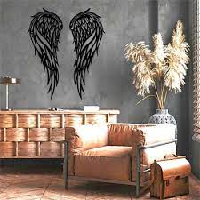 Tanioo Metal Angel Wings Wall Decor