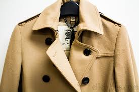 Wool Cashmere Trench Coat In Camel