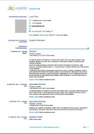 Get noticed with a professional cv. Europass Infermiere Pag 1 Curriculum Vitae Infermiere Apprendimento