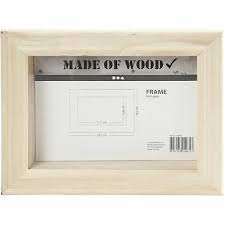 plain wood wooden 3d pine frame glass