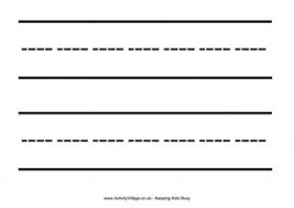 Primary Lined Writing Paper Printable Online Calendar