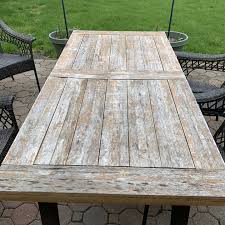 How To Re An Outdoor Table