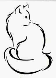 You can inspire from these simple acrylic painting ideas. Im Going To Get This As A Tribute Tattoo For My Cat That I Lost Recently Dessin Chat Facile Dessin Chat Tatouage Chat