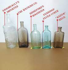 Old Medicine Bottle Antique Glass Jar