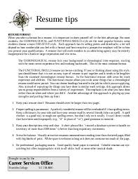 Helpful Resume Tips Pmd Franklin College