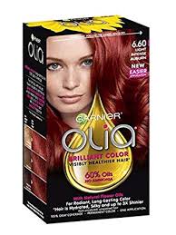 Garnier Olia Bold Ammonia Free Permanent Hair Color Packaging May Vary 6 60 Light Intense Auburn Red Hair Dye Pack Of 1