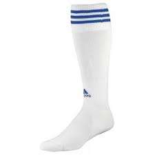 Adidas Copa Zone Cushion Soccer Sock White Royal Large