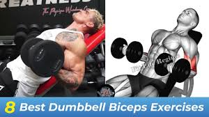 8 best dumbbell bicep exercises to