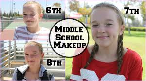 middle makeup 6th 7th 8th