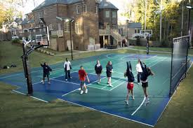 Having a tennis court in your backyard is a luxury that tennis players dream about. Bring The Game Home With A Backyard Sports Court Hgtv