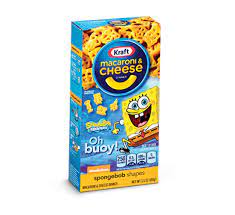 kraft macaroni cheese spongebob