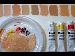 How To Mix Caucasian Flesh Tones By Art