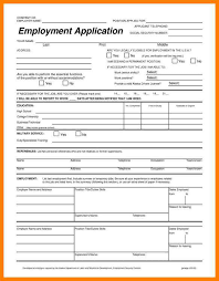 Free Printable Employment Applications 7 Blank Invoice