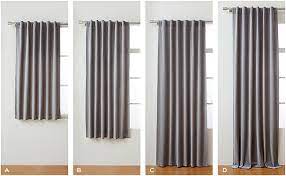 how to choose the right curtain lengths