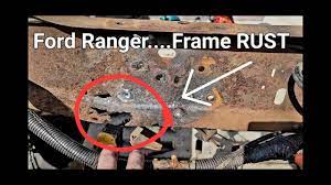 ford ranger frame rusted badly is it