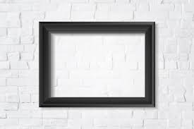 Free Vector Black Blank Frame On The