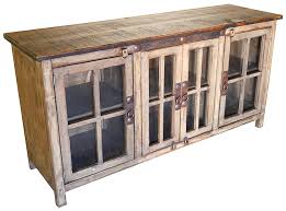 60 Rustic Wood Entertainment Console