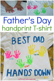diy father s day handprint shirt