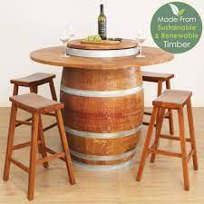 wine barrel bar made by wohlers