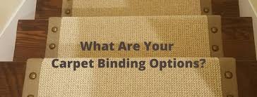 binding option for your custom rug