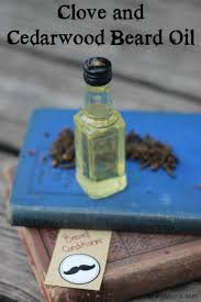 clove and cedarwood beard oil