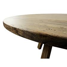 Nat Reclaimed Elm Timber Round Dining