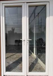Hinged Upvc Glass Double Door For Home