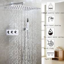 Shower curtains & accessories : Bathroom Products Accessories Wall Mount Shower Head Rain Bath Shower Hot And Cold Water Mixer Tap Bath Shower F Shower Faucet Sets Shower Faucet Shower Bath