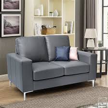 baltic faux leather 2 seater sofa in