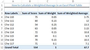 an excel pivot table