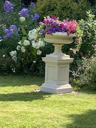 stone garden urns and planters