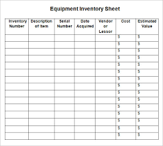 Inventory Spreadsheet Examples Spring Tides Org