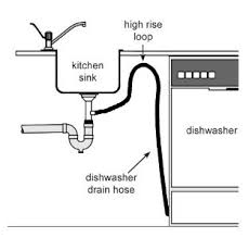the dishwasher drain
