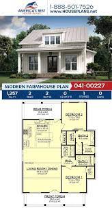 House Plan 041 00227 Modern Farmhouse
