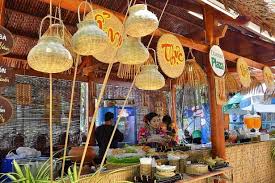 decorate booth of vietnamese food fair