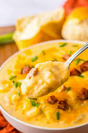 cheesy ham and potato soup easy