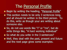 Should a LinkedIn Profile be written in First Person or Third     