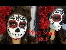 sugar skull halloween makeup tutorial