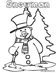 Just print and use what you need! Free Printable Snowman Coloring Pages For Kids