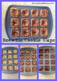 brownie cookie cups