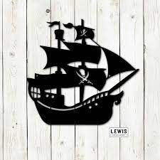 Pirate Ship Wall Decoration Metal